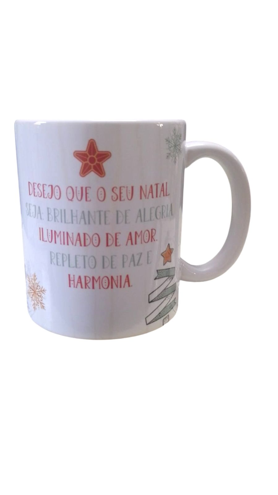 CANECA NATAL PORCELANA